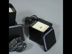 Handgemaakte pijler soja geurkaars kokos-limoensmaak