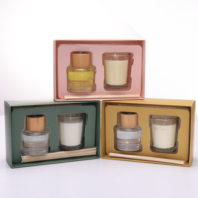 Kleine Private Label Geurende Soja Was Kaars Home Fragrance Gift Set