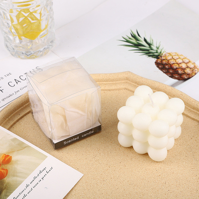 AROMA HOME Cube Ball Shape Macarons Kleur geurende gesneden kaarsen voor bruiloft
