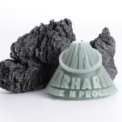 Van de de Bergkaars van het aromahuis de Onregelmatige van de de Sojawas Met de hand gemaakte Decoratie van de Kegelart scented candle for home