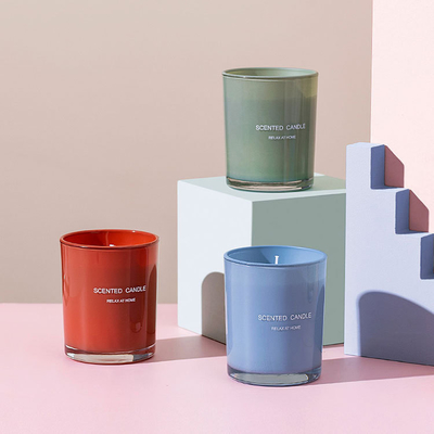Van de de Bestseller de Aromatische Gift van het AROMAhuis van het de Doosreeks Aangepaste Glas Reeks van de de Kruik100% Natuurlijke Bemerkte Kaars