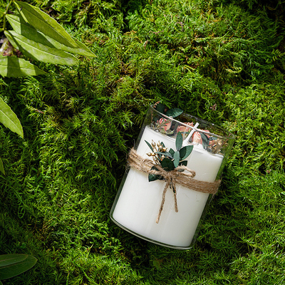 Van de de Douaneluxe van het AROMAhuis van de het Etiketgift de Privé Kruik die van het de Doosglas Crystal Spiritual Aromatherapy Scented Soy-Kaarsen helen