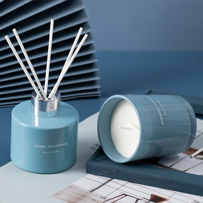 Van de de Geurolie van het AROMAhuis de Doosreeks van Reed Diffuser Scented Candle Gift Unieke