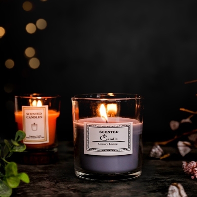 Aromatherapy Noordse Ins Geur Bemerkte Duidelijke de Kruikkaarsen van de Sojawas met Giftdoos