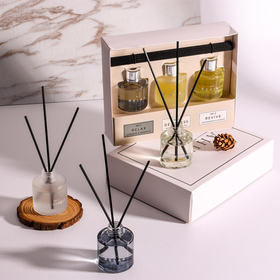 In het groot Luxe Reed Diffuser Set Gift