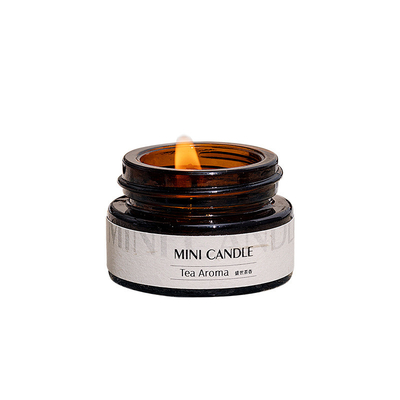 Aroma Mini Amber Glass 3oz Mason Jar Candle voor Sleep Spa
