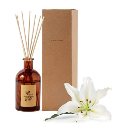 Gepersonaliseerde Amber Fragrance Large Reed Diffuser-Stokken 120ml voor Zaal