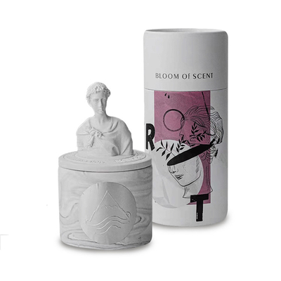 Gardenia Ginger And Orange Scented Soy-het Huiskaars Douane Gedrukte 65g van het Wasaroma