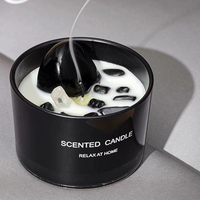 Was van de Eco de Vriendschappelijke 65g Soja met Steenkaarsen Amber Glass Candle