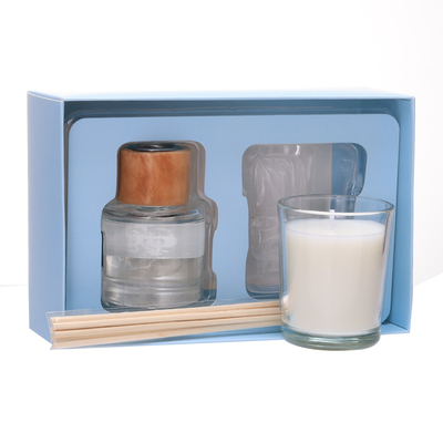 Kleine Private Label Geurende Soja Was Kaars Home Fragrance Gift Set
