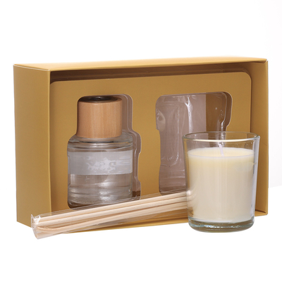Kleine Private Label Geurende Soja Was Kaars Home Fragrance Gift Set