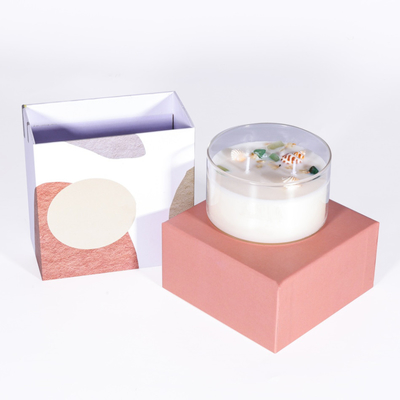 Custom Private Label Luxe Glazen Pot 2 Wick Geurkaarsen Huwelijksgeschenken