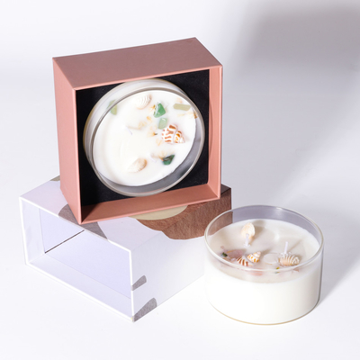 Custom Private Label Luxe Glazen Pot 2 Wick Geurkaarsen Huwelijksgeschenken