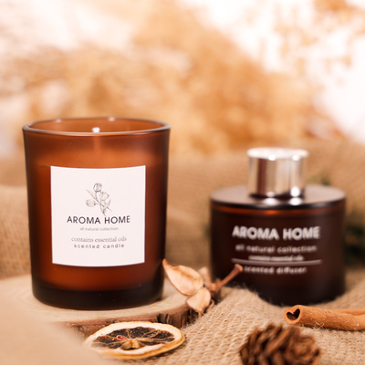 Luxe Geur Bruiloft Feest Pot Kaars Riet Diffuser Geschenkset Kleurrijke Wellness