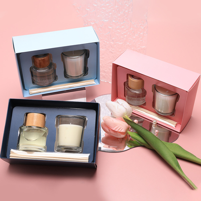 Mini Small Luxury Private Label-van de de Kaarskruik van het Douaneglas Zwarte Duidelijke Bemerkte de Giftreeks