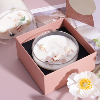 Van de Kaarsaromatherapy van het luxe Privé Etiket Glas Bemerkte de Kaarskruik voor Huis