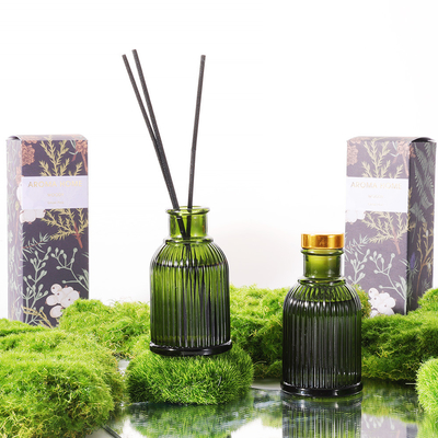 De Fles Reed Diffuser Private Label 100ml van het geurglas met Gouden Metaaldeksel