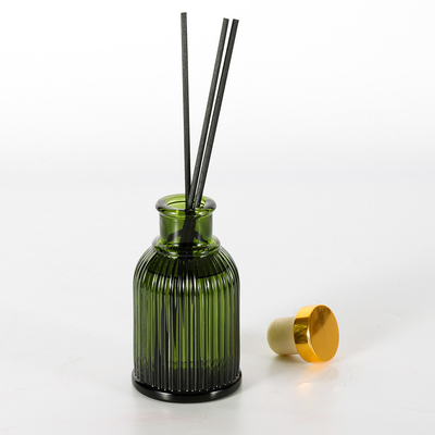 De Fles Reed Diffuser Private Label 100ml van het geurglas met Gouden Metaaldeksel