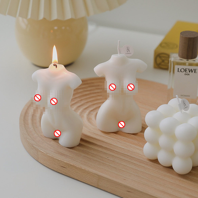 Van het de Vrouwenlichaam van het AROMAhuis Met de hand gemaakte Privé Etiket Aangepaste van het Torso Naakte Modelshaped carved scent van Curvy Vrouwelijke de Sojawas Cand