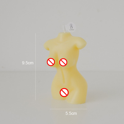 Van het de Vrouwenlichaam van het AROMAhuis Met de hand gemaakte Privé Etiket Aangepaste van het Torso Naakte Modelshaped carved scent van Curvy Vrouwelijke de Sojawas Cand