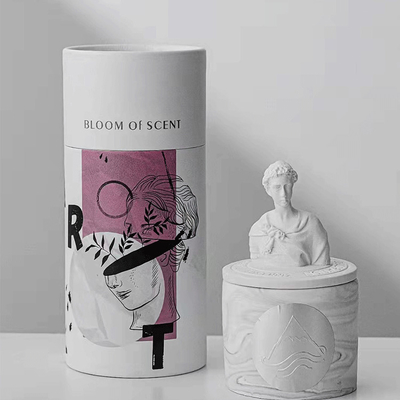 Van de de Kaarsengeur van de AROMAdouane Decoratieve van het Beeldhouwwerkdavid statue vessels candles scented Griekse Ceramische de Kaarskruik met L