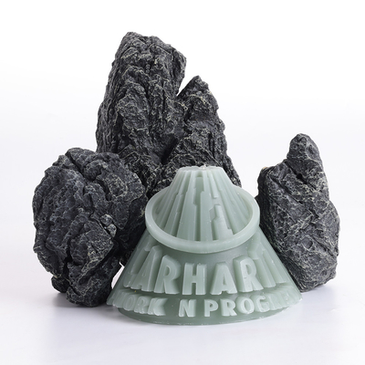 Van de de Bergkaars van het aromahuis de Onregelmatige van de de Sojawas Met de hand gemaakte Decoratie van de Kegelart scented candle for home