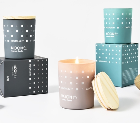 Organisch Aromatherapy-Langdurig de Kaarsen Privé Etiket van de Sojawas Bemerkt Kruik