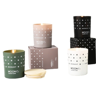 Organisch Aromatherapy-Langdurig de Kaarsen Privé Etiket van de Sojawas Bemerkt Kruik