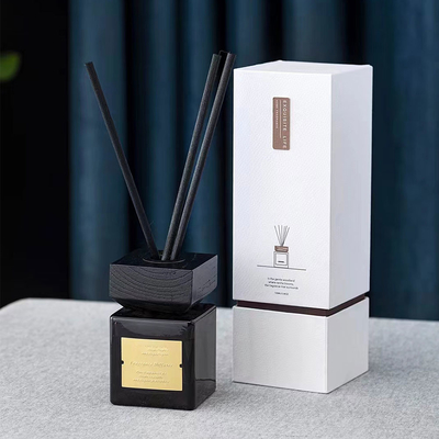 Pas Lucht aan die van de de Geurolie van het Huisdecor de Stok Zwart Glas Reed Diffuser fris worden