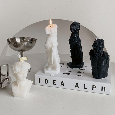 Venus Statue Roman Column Scented-de Kaarshouder paste Europese Stijl aan