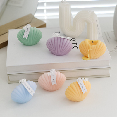INS van het AROMAhuis OEM de Kubus siert Shell Aromatherapy Soy Wax Creative bemerkte Kaarsen voor het Huisdecoratie van de Verjaardagsgift