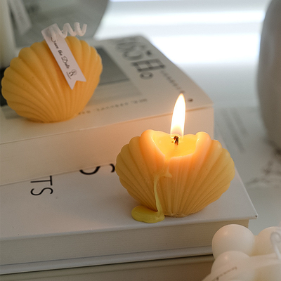 INS van het AROMAhuis OEM de Kubus siert Shell Aromatherapy Soy Wax Creative bemerkte Kaarsen voor het Huisdecoratie van de Verjaardagsgift