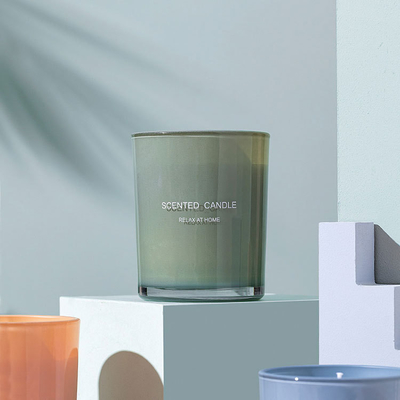 Van de de Bestseller de Aromatische Gift van het AROMAhuis van het de Doosreeks Aangepaste Glas Reeks van de de Kruik100% Natuurlijke Bemerkte Kaars