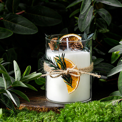 Van de de Douaneluxe van het AROMAhuis van de het Etiketgift de Privé Kruik die van het de Doosglas Crystal Spiritual Aromatherapy Scented Soy-Kaarsen helen