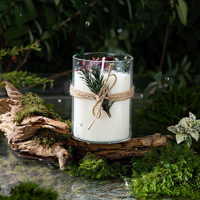 Van de de Douaneluxe van het AROMAhuis van de het Etiketgift de Privé Kruik die van het de Doosglas Crystal Spiritual Aromatherapy Scented Soy-Kaarsen helen