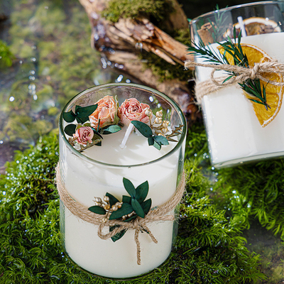 Van de de Douaneluxe van het AROMAhuis van de het Etiketgift de Privé Kruik die van het de Doosglas Crystal Spiritual Aromatherapy Scented Soy-Kaarsen helen