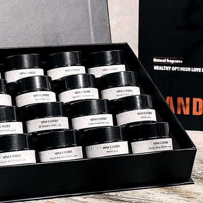 De Prijs van China van het AROMAhuis Beste het Winkelen van de de Wasgeur van de Kerstmissoja de Geursteekproef 16pcs/Set Mini Scented Candle