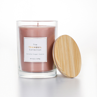 De met de hand gemaakte Witte Kaars van Sage Outdoor Glass Scented Soy van de Schuurvanille voor Huis