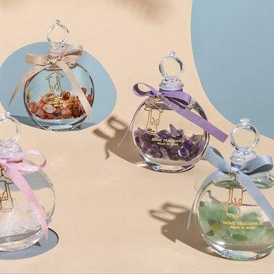 Van de de Etherische oliegeur van huisaromatherapy het Parfum Crystal Glass Bottle Reed Diffuser