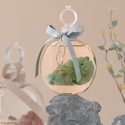 Van de de Etherische oliegeur van huisaromatherapy het Parfum Crystal Glass Bottle Reed Diffuser