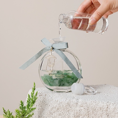 Van de de Etherische oliegeur van huisaromatherapy het Parfum Crystal Glass Bottle Reed Diffuser
