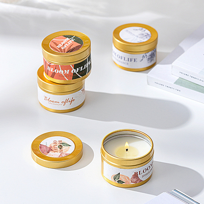 Het AROMA NAAR HUIS Aangepast Mini Black en de Gouden Kleurengift plaatsen Bemerkte de Sojakaars van het 5 Geurenhuis Geur