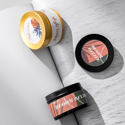 Het AROMA NAAR HUIS Aangepast Mini Black en de Gouden Kleurengift plaatsen Bemerkte de Sojakaars van het 5 Geurenhuis Geur