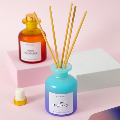 Van de de Flessenlucht van de Aromatherapyetherische olie van het de Slaapkamerglas Verse de Flessenbloem Reed Diffuser
