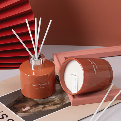Van de de Geurolie van het AROMAhuis de Doosreeks van Reed Diffuser Scented Candle Gift Unieke