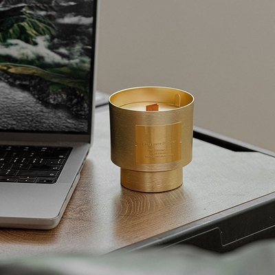 Ceramische de Kopwildernis Lichte Aromatherapy van Tin Can Candle Black Frosted van de sojawas