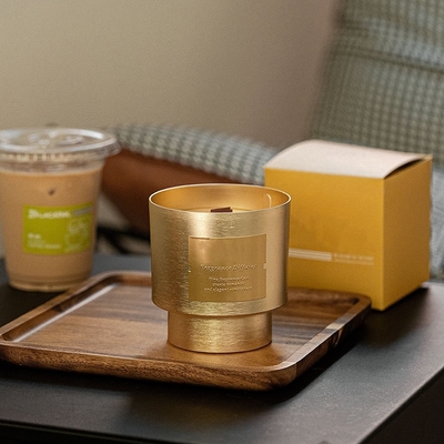 Ceramische de Kopwildernis Lichte Aromatherapy van Tin Can Candle Black Frosted van de sojawas