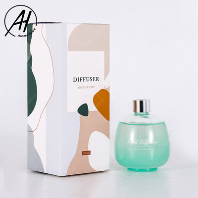 Koele van de het Glasfles van de de Zomerbel van het de Strookdeksel de Vezelstok Reed Diffuser Essential Oil Sets