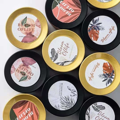 Van de de Kaarsgift de Vastgestelde 100% van de decorkruik van de de Sojawas Reis Tin Scented Candle 5pcs/Set
