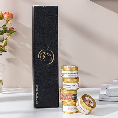Van de de Kaarsgift de Vastgestelde 100% van de decorkruik van de de Sojawas Reis Tin Scented Candle 5pcs/Set